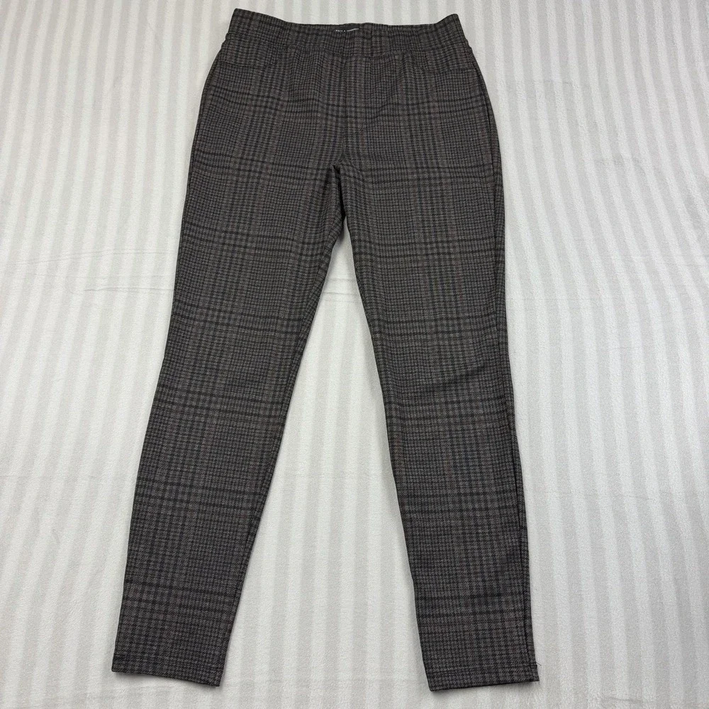 Sanctuary x Anthropologie Ponte Pull On‎ Pants Womens Medium Dark Plaid
